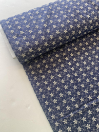 Viscose Broderie - Denim