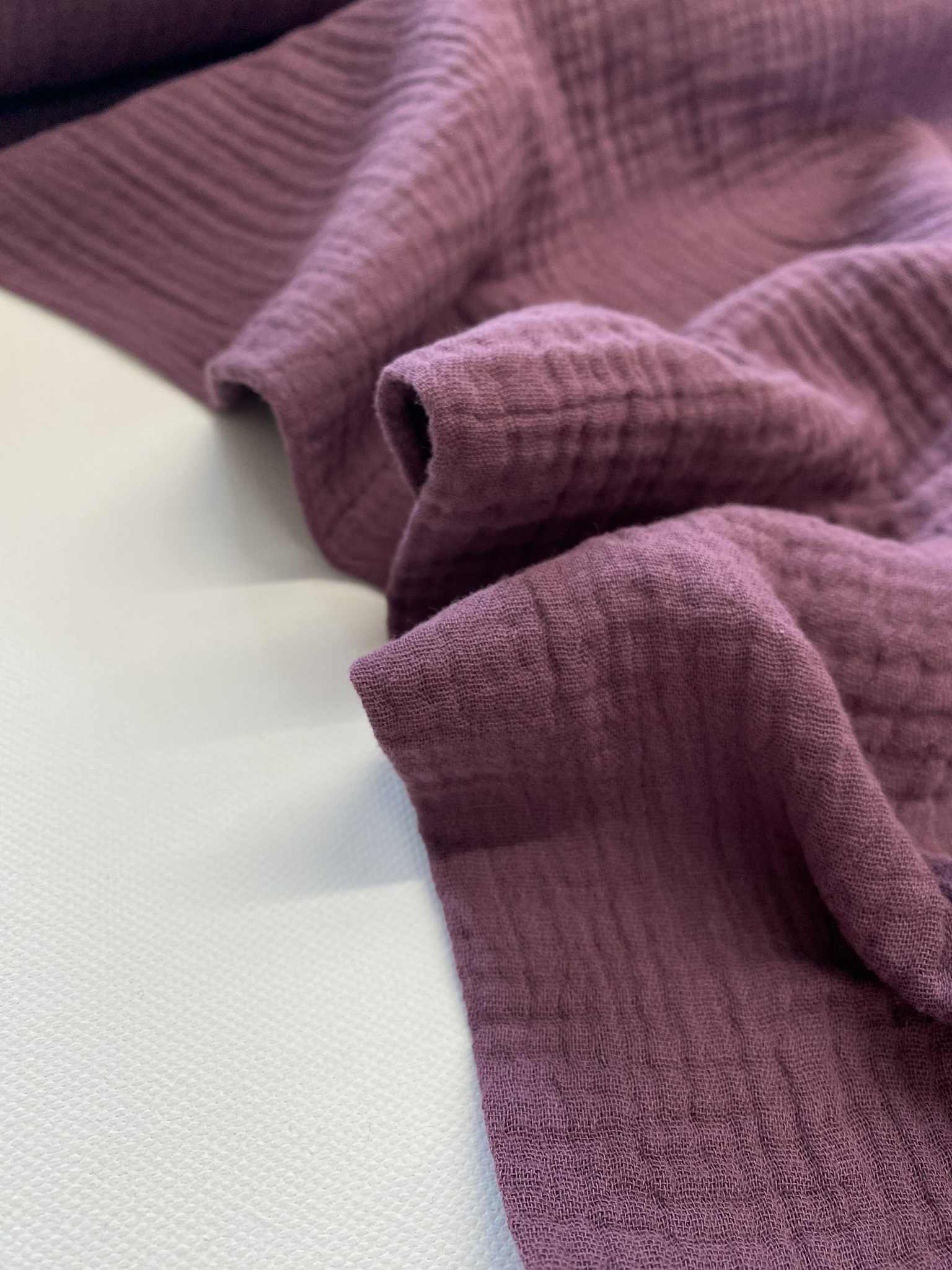 Double Gauze -  Aubergine