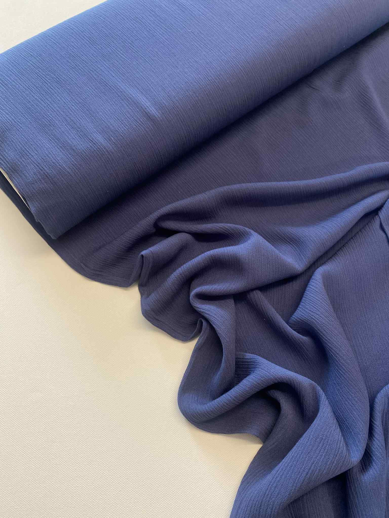 Viscose Crinkle - Denim