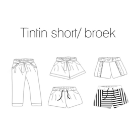 Iris May - Tintin short/broek - NL - Papier