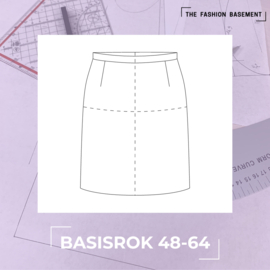 The Fashion Basement - Basisrok patroon (48-64)