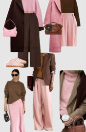 Gebreide viscose - Heavy Knit - Roos