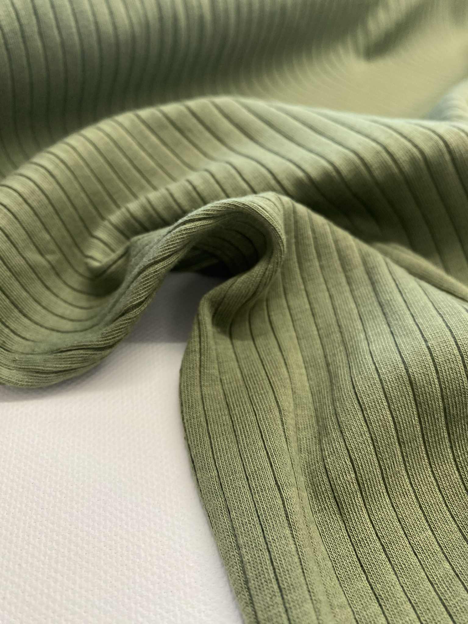 Rib jersey -  Bosgroen