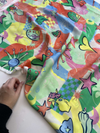 Satijn Viscose - funky - 