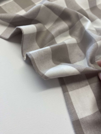 Flanel - pyjamastof - bruin/beige