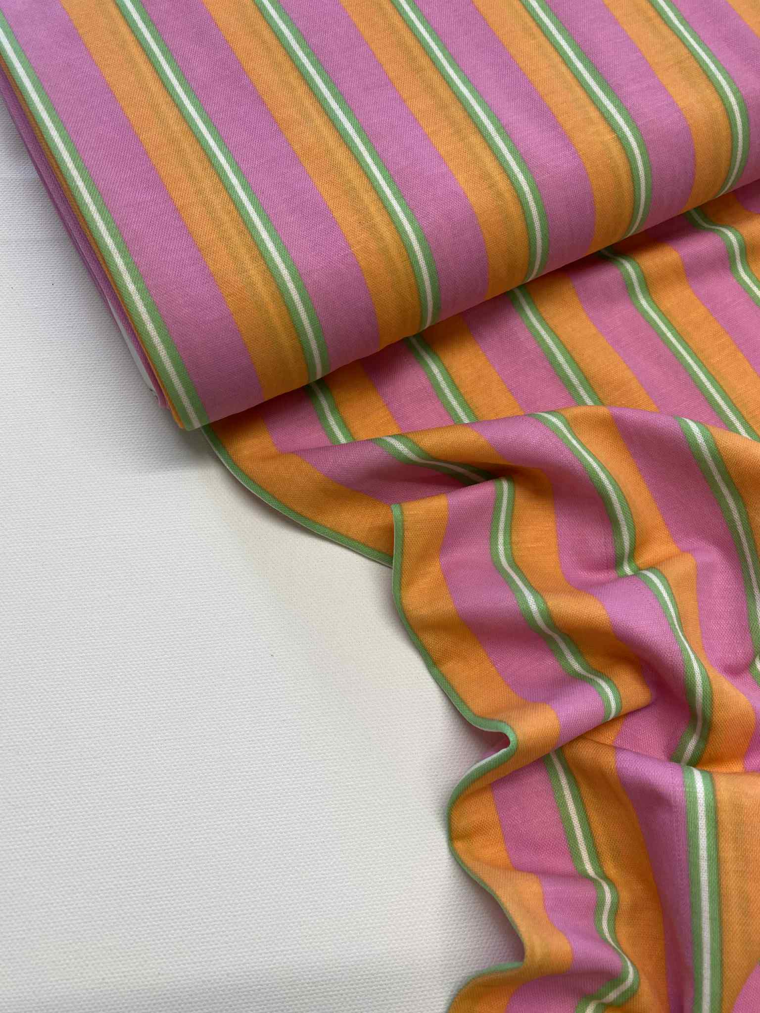 Viscose ecovero  - Candy Stripes