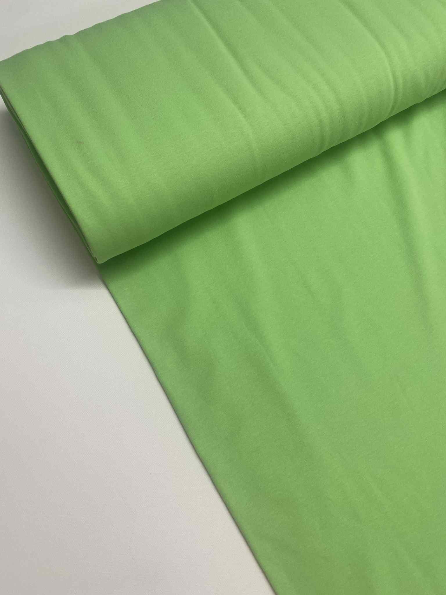 Rekbare T-shirt stof - Billy - Zomer Groen