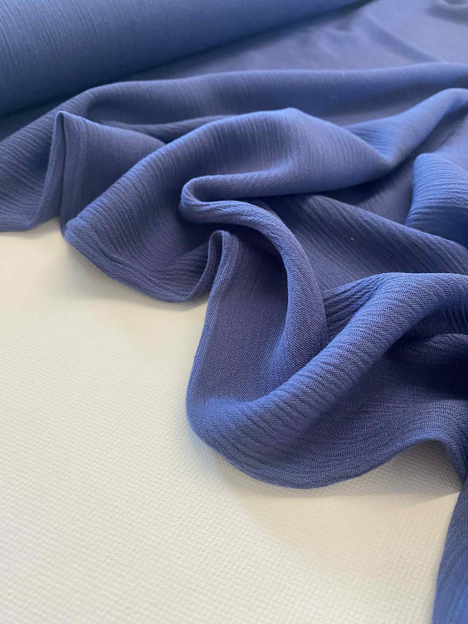 Viscose Crinkle - Denim