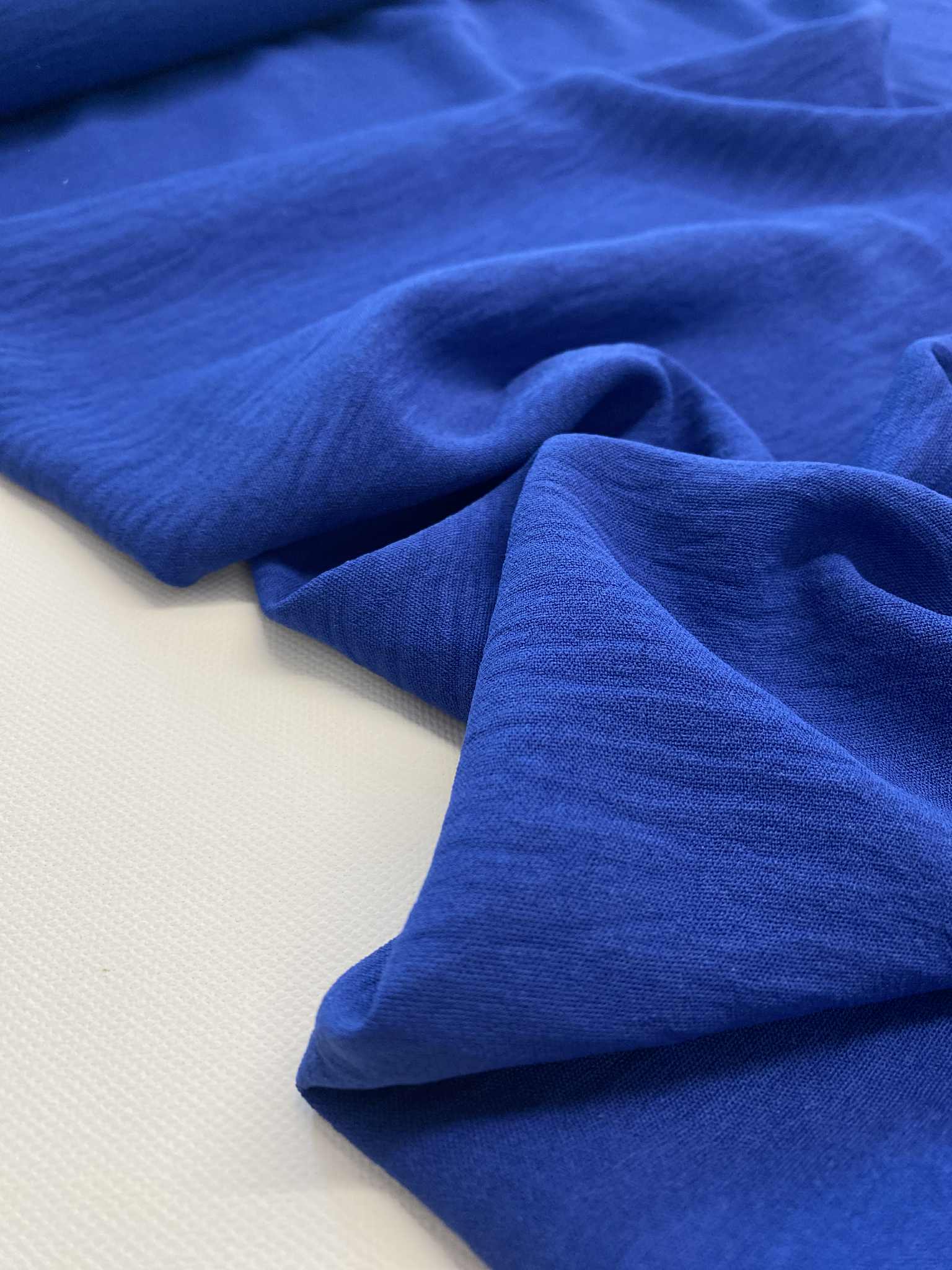 Soepelvallende stof -  Royal Autumn Blue