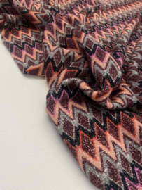 Lurex Tricot - Bordeaux mix