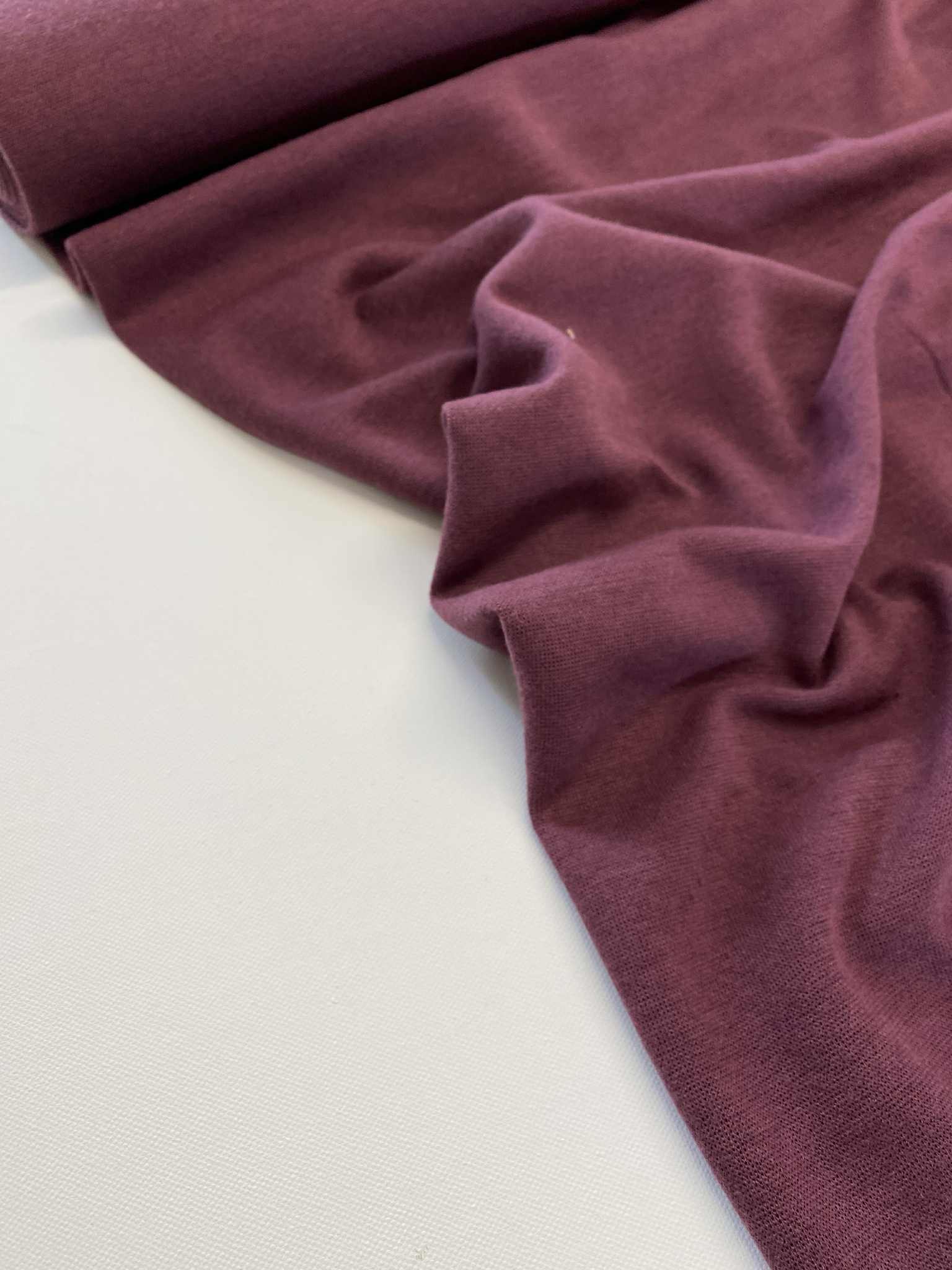 Gebreide viscose - Merino Touch - Burgunday