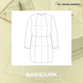 The Fashion Basement - Basisjurk patroon (34-46)
