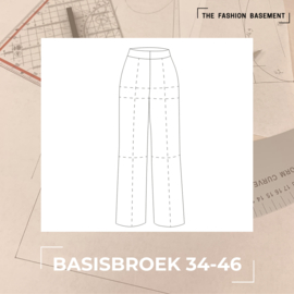 The Fashion Basement - Basisbroek patroon (34-46)