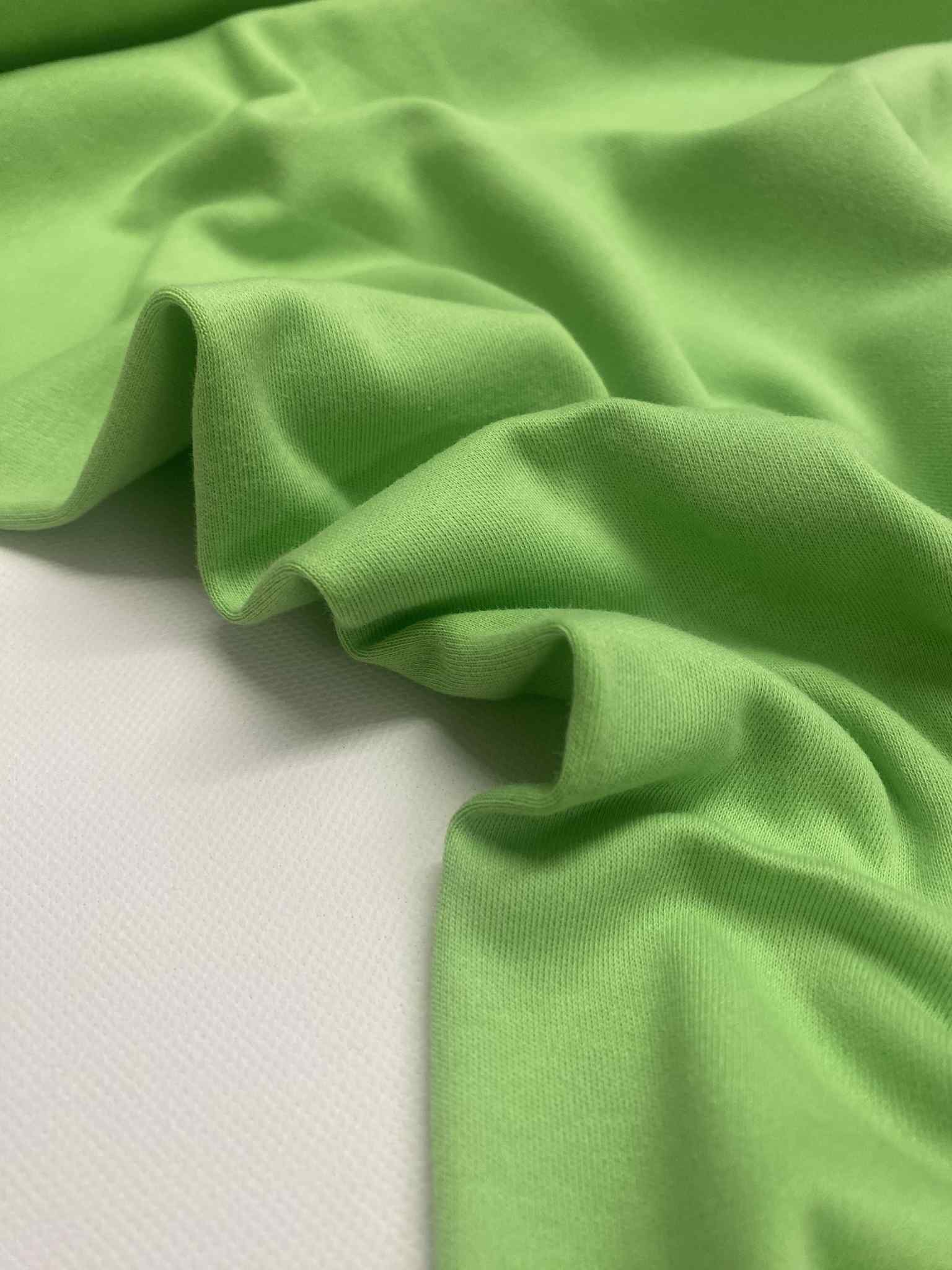 Rekbare T-shirt stof - Billy - Zomer Groen