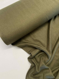 Gebreide viscose - Heavy Knit - Kaki