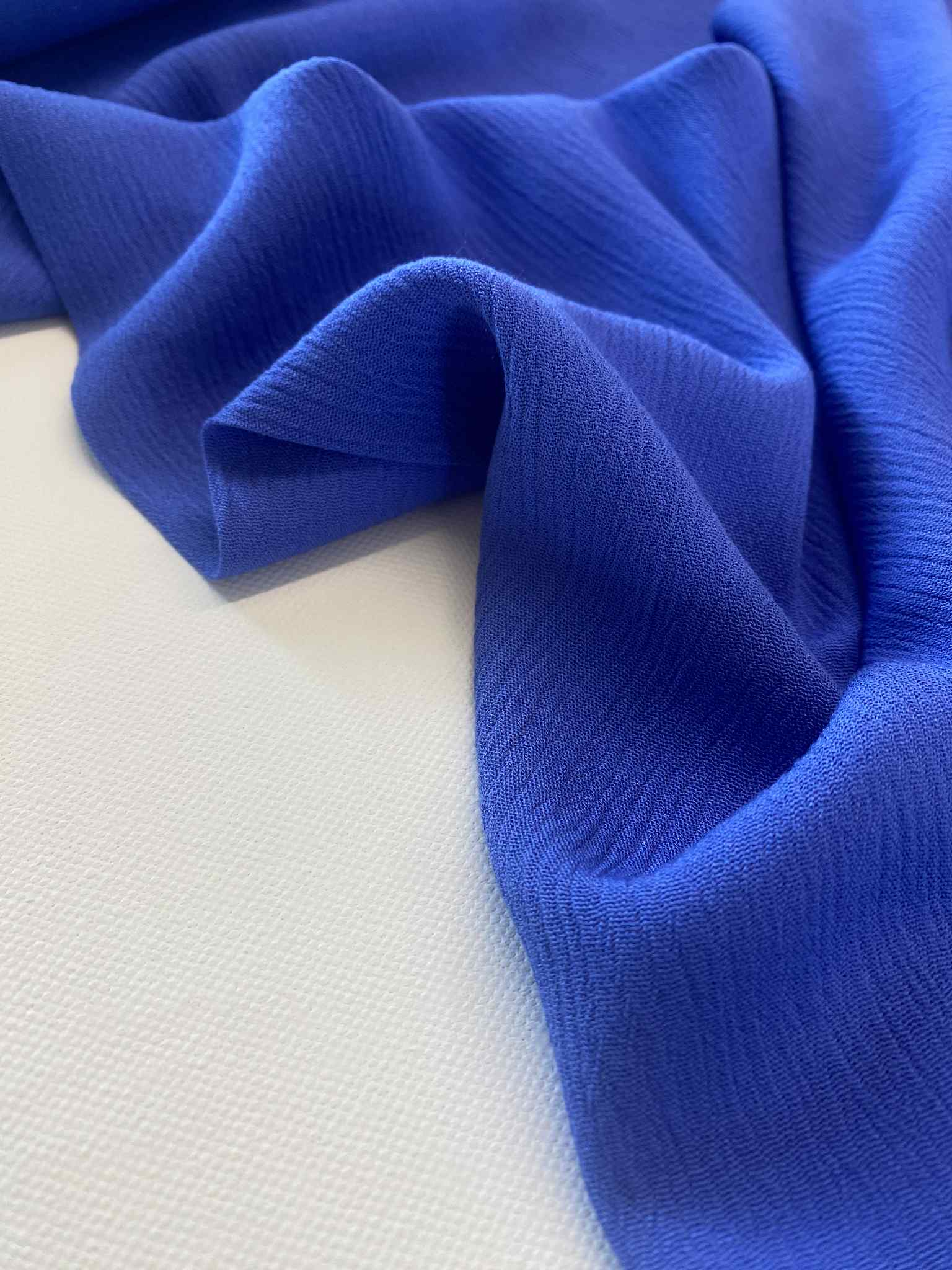 Viscose Crinkle - Kobalt
