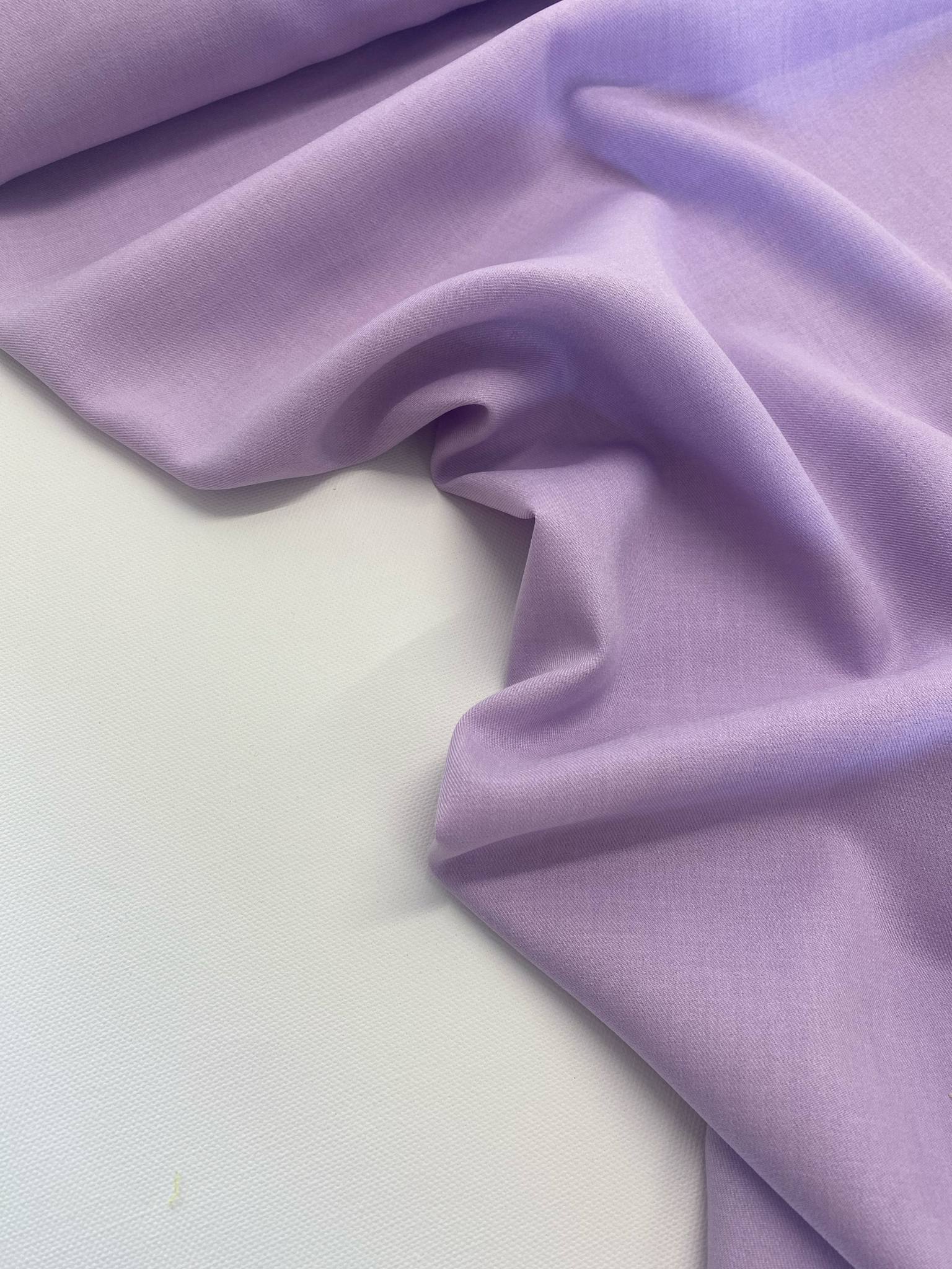Soepelvallende  stof - Pastel Lila