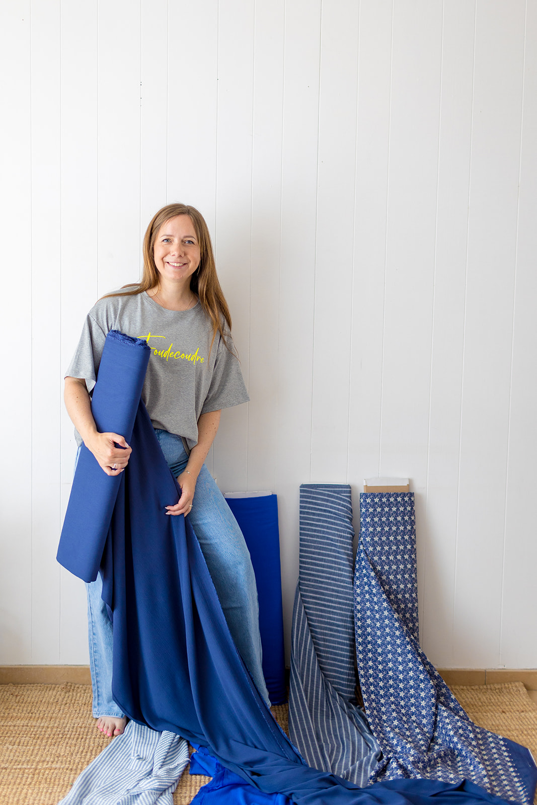 Viscose Crinkle - Denim