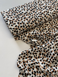 Linnen Viscose - Leopard