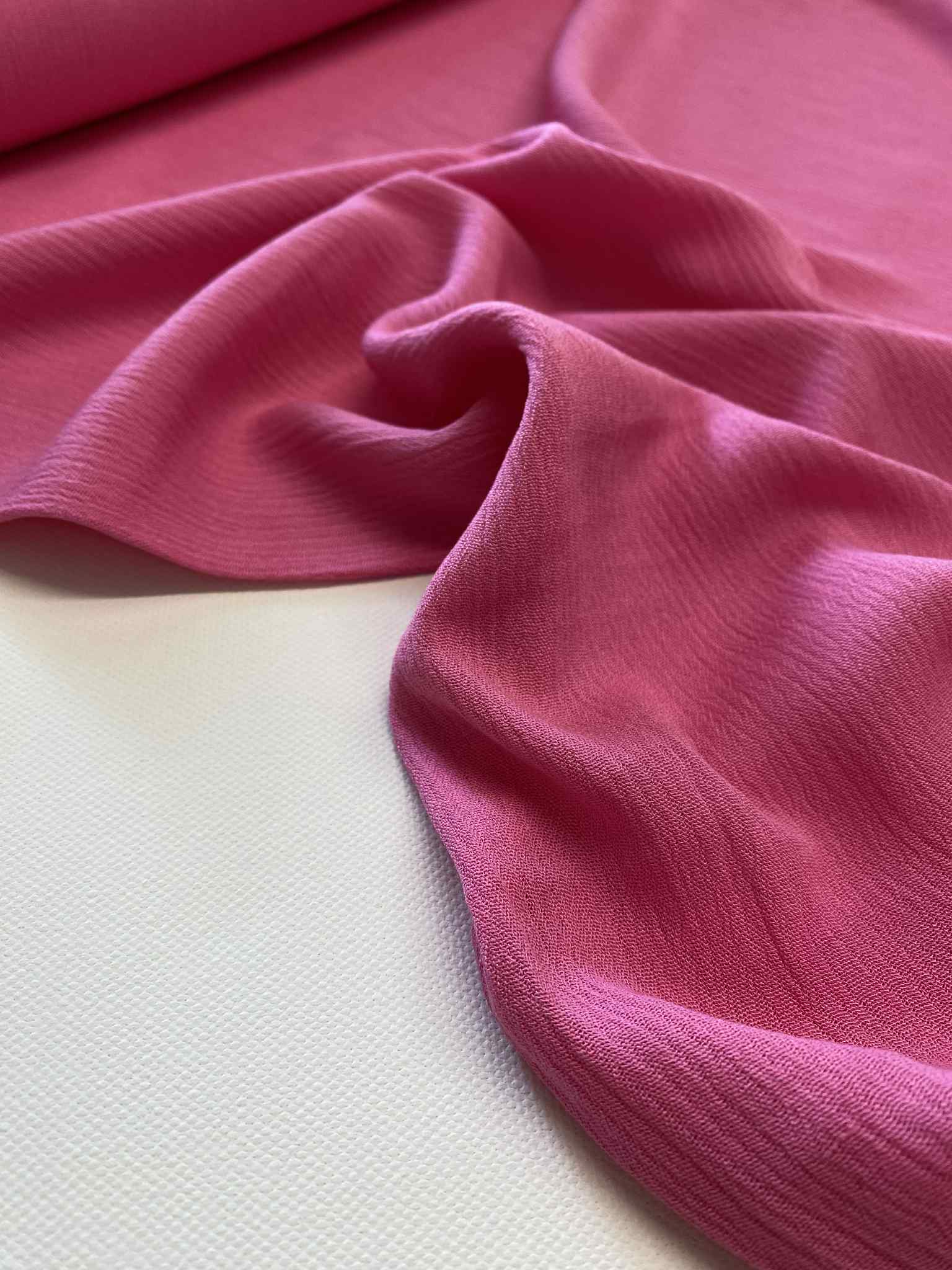 Viscose Crinkle -  Pink