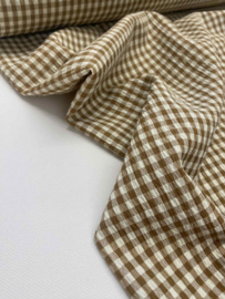 Seersucker - Vichy - Beige