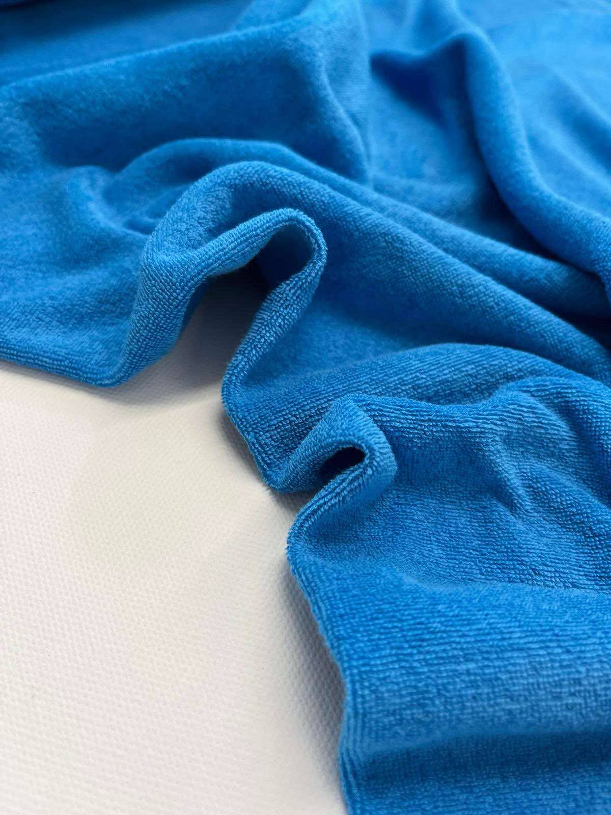 Rekbare Badstof - Strandblauw