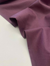 Popeline - Hemdenstof - Aubergine