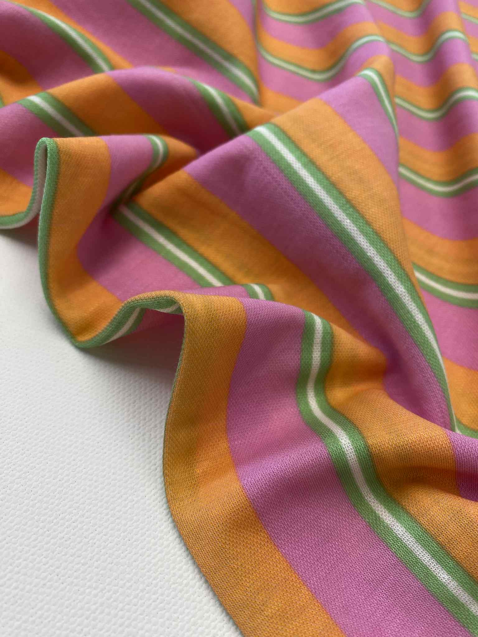 Viscose ecovero  - Candy Stripes