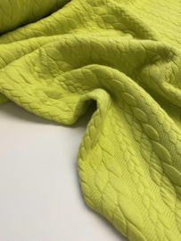 Cable knit -  Neon Lime
