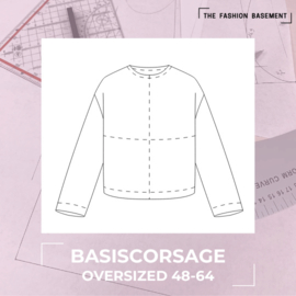 Oversized Basiscorsage patroon (48-64)