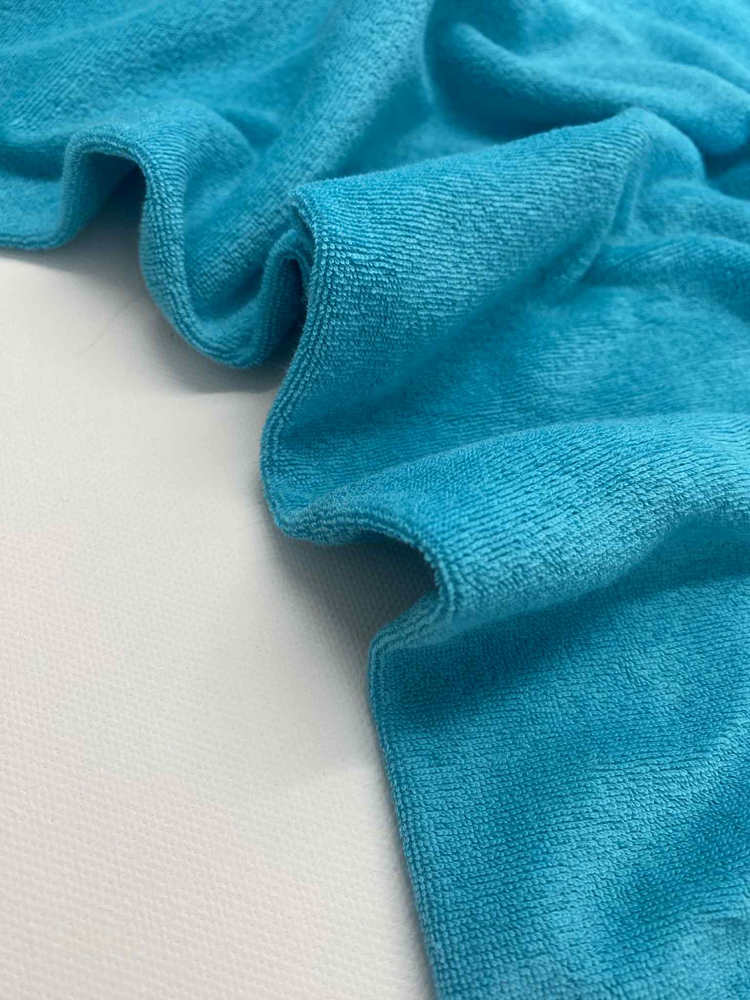 Rekbare Badstof - Tropisch Turquoise