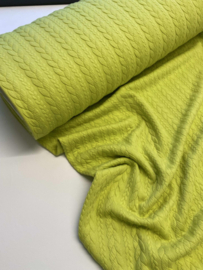 Cable knit -  Neon Lime