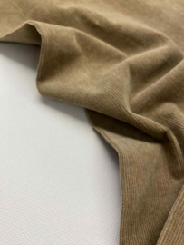 Corduroy met lichte rek - Café au Lait