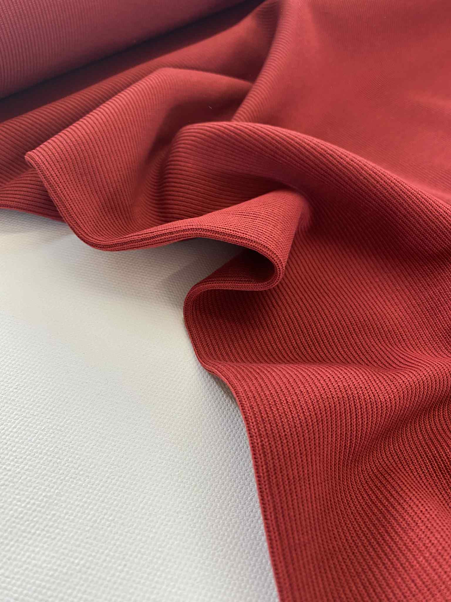 Katoenen Rib jersey -  Terrarood