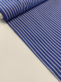 Poplin - Hemdenstof - Blauw/wit