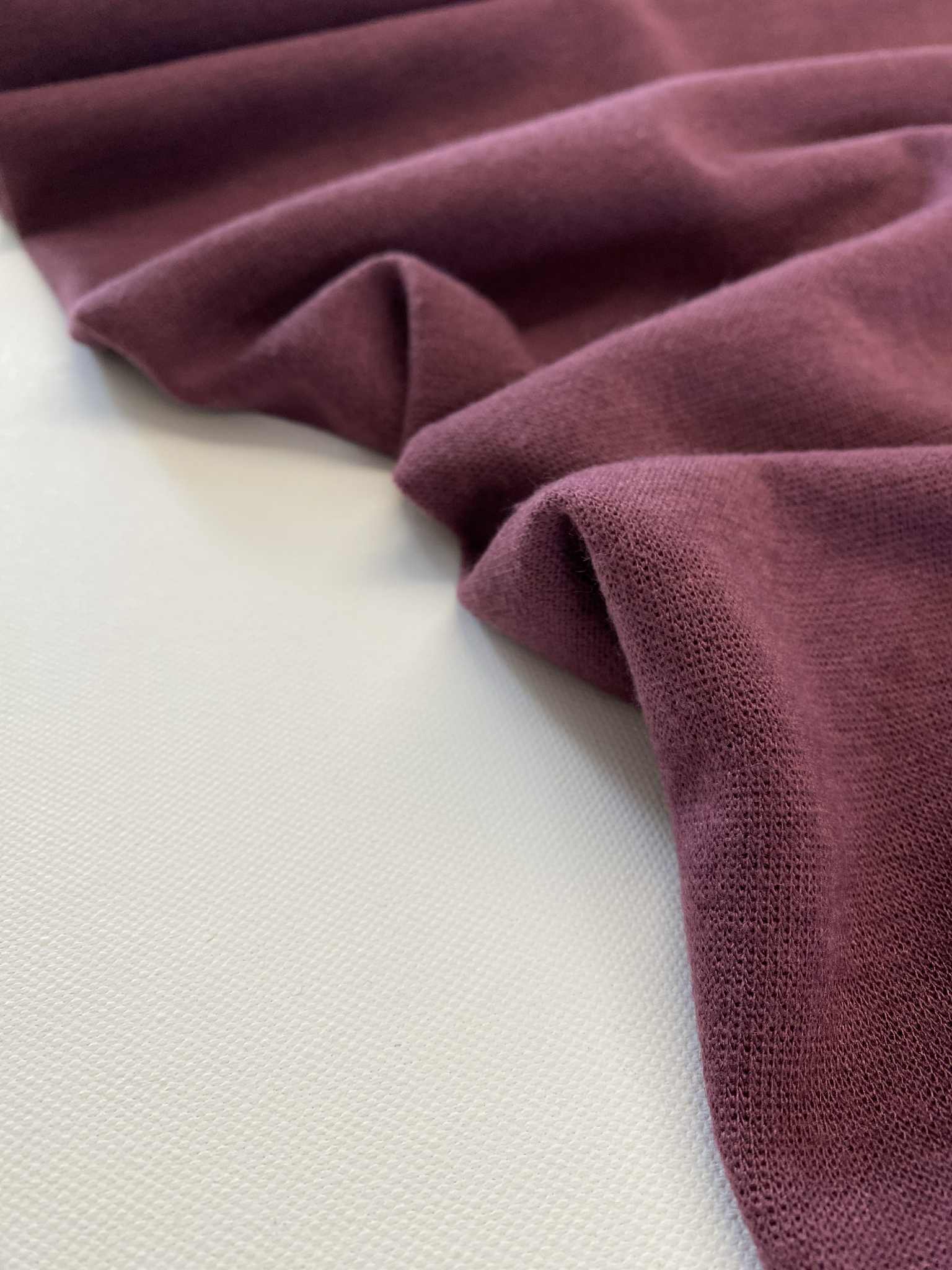 Gebreide viscose - Merino Touch - Burgunday