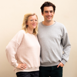 WISJ - Casper -  Unisex Oversized Sweater - Patroon
