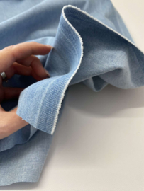 Niet-Rekbare Jeans - licht blauw - Coupon 130 cm
