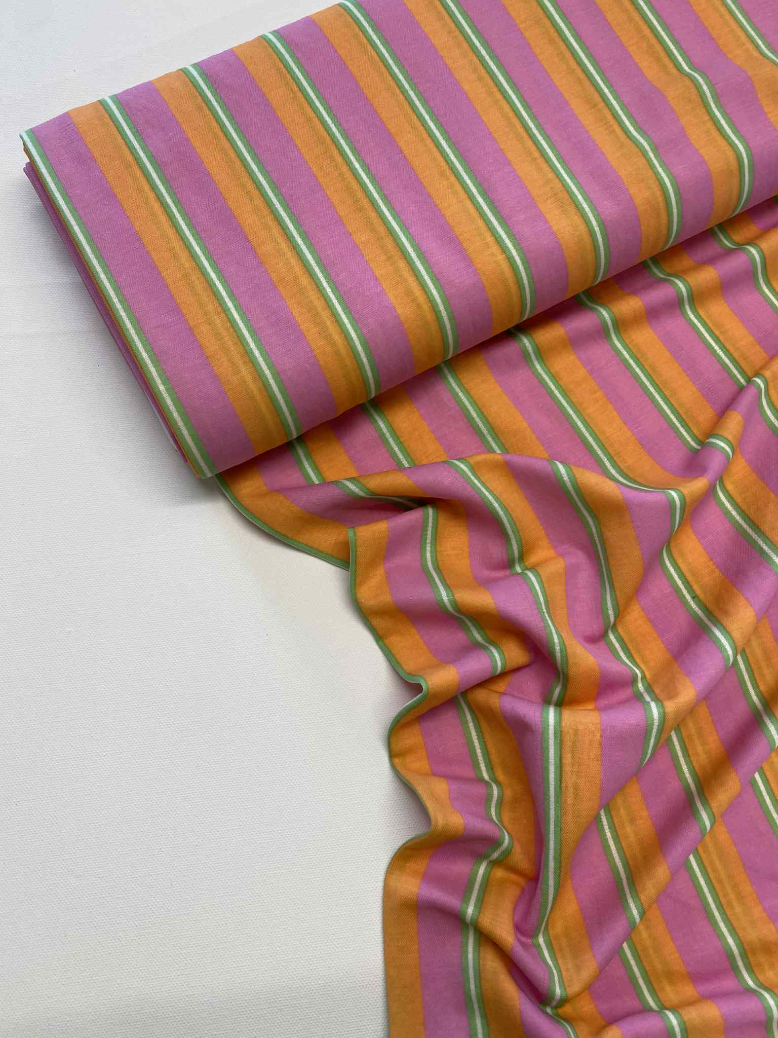 Viscose ecovero  - Candy Stripes