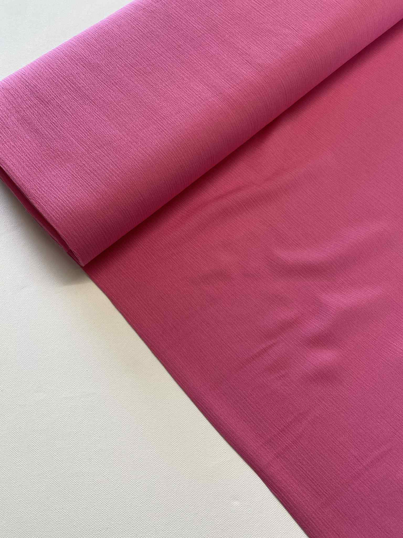 Viscose Crinkle -  Pink