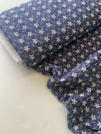 Viscose Broderie - Denim