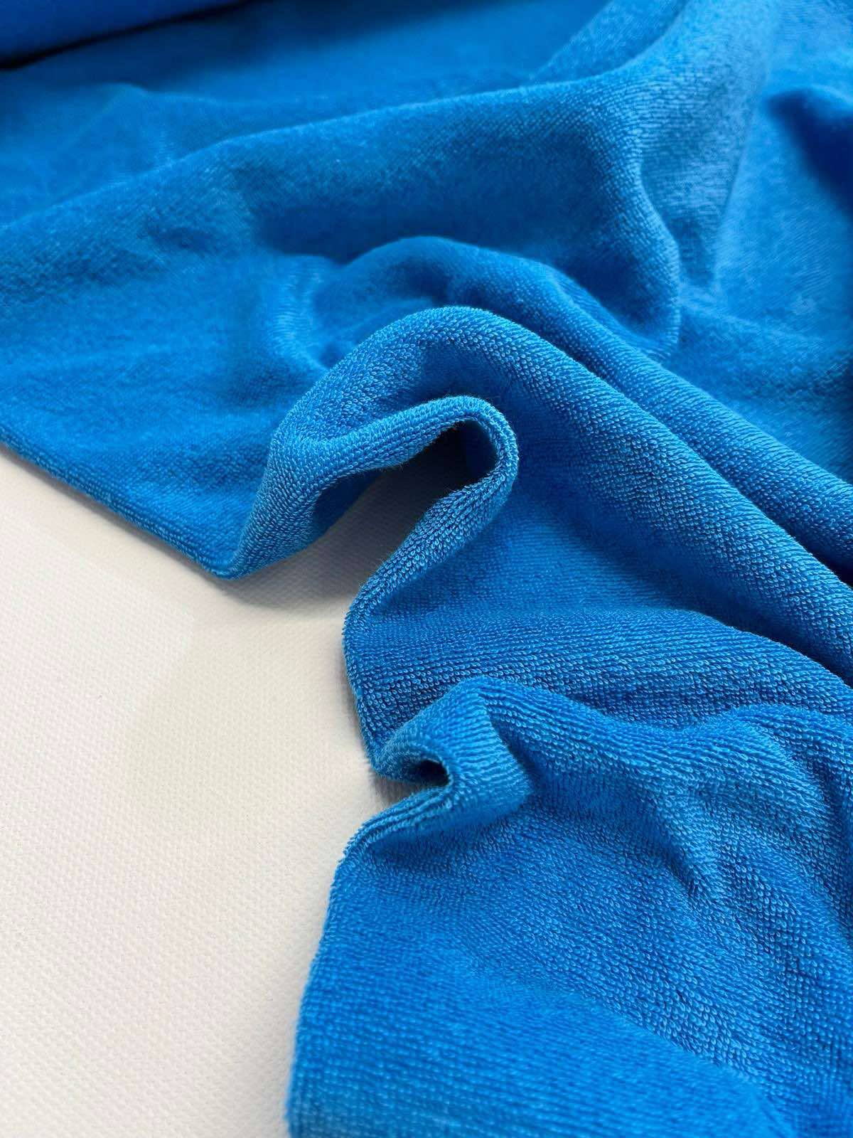 Rekbare Badstof - Strandblauw