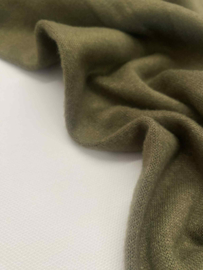 Gebreide viscose - Heavy Knit - Kaki