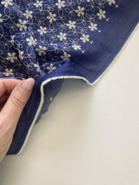 Viscose Broderie - Denim