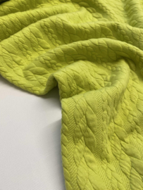 Cable knit -  Neon Lime