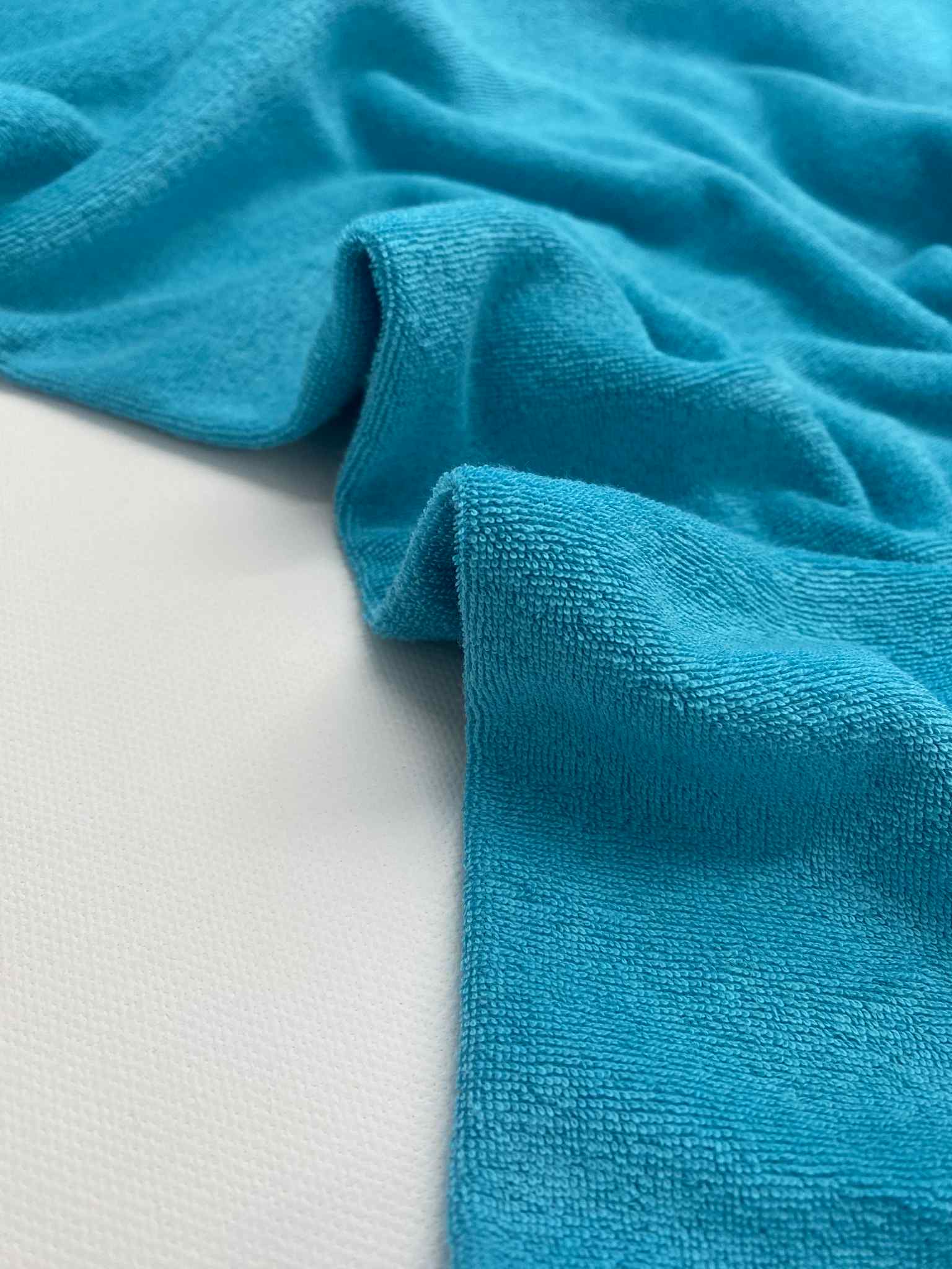 Rekbare Badstof - Tropisch Turquoise