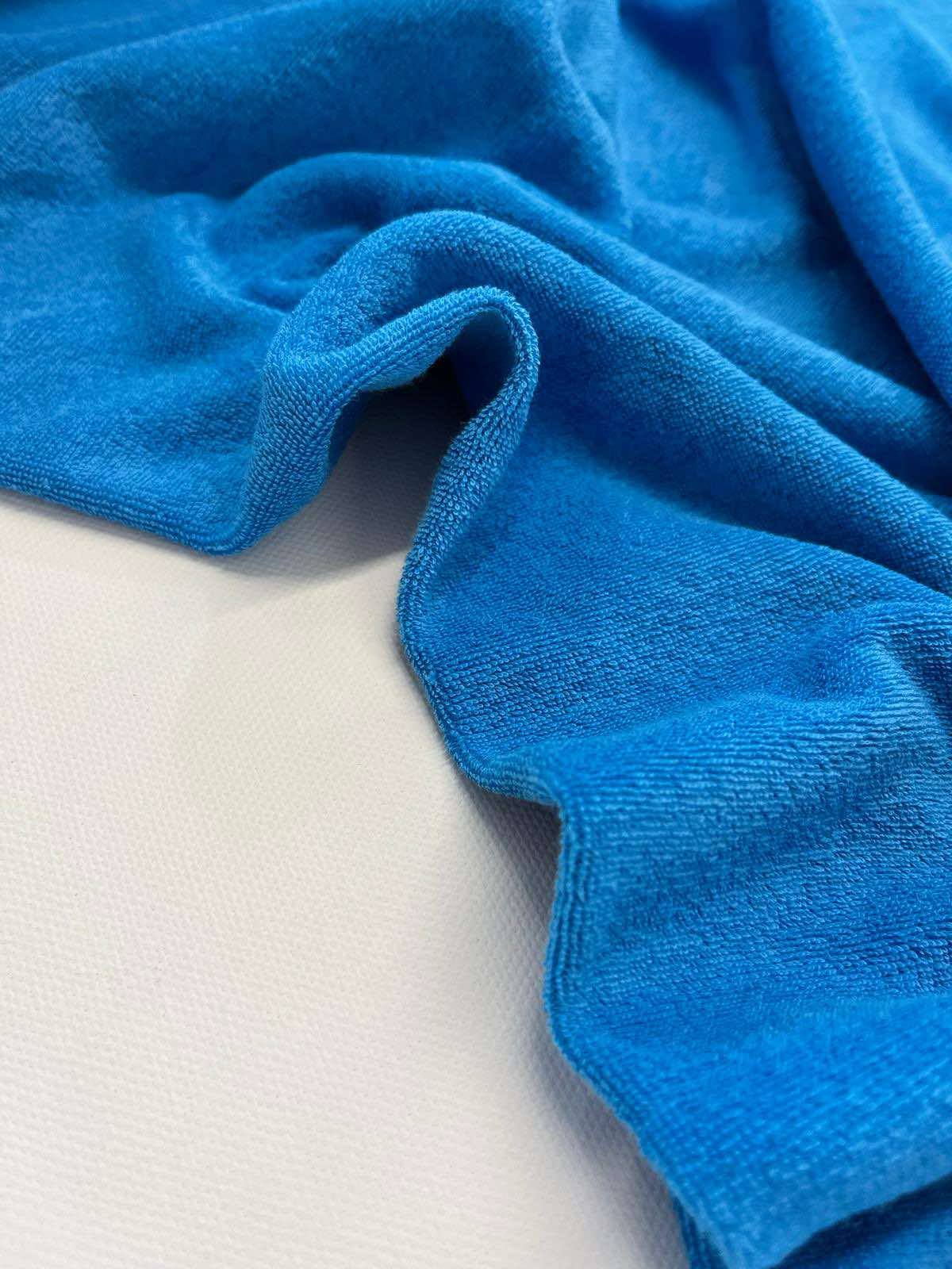 Rekbare Badstof - Strandblauw