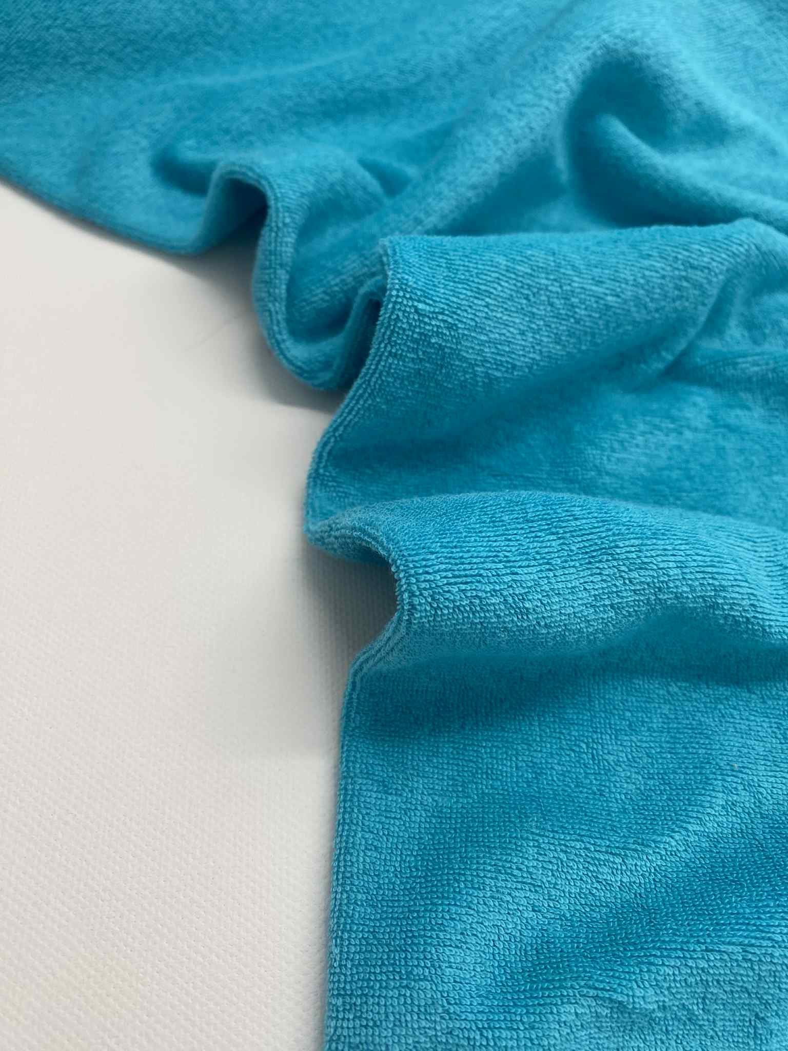 Rekbare Badstof - Tropisch Turquoise