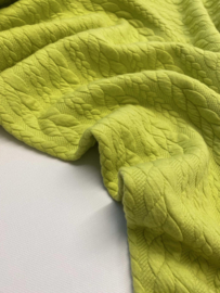 Cable knit -  Neon Lime
