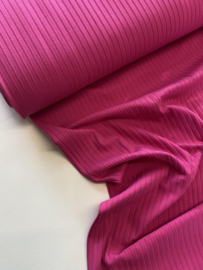 Rib jersey - Fuchsia